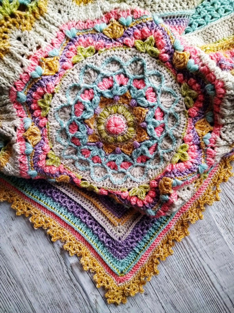 Astral Charm Blanket Crochet Pattern