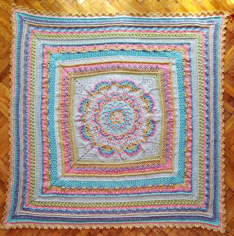Astral Charm Blanket Crochet Pattern