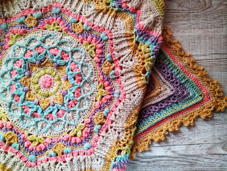 Astral Charm Blanket Crochet Pattern