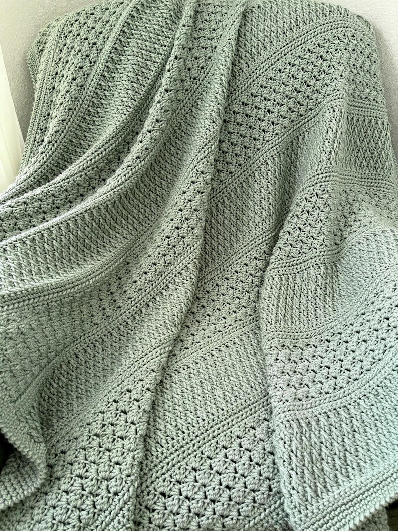 Forest Blanket Crochet Pattern