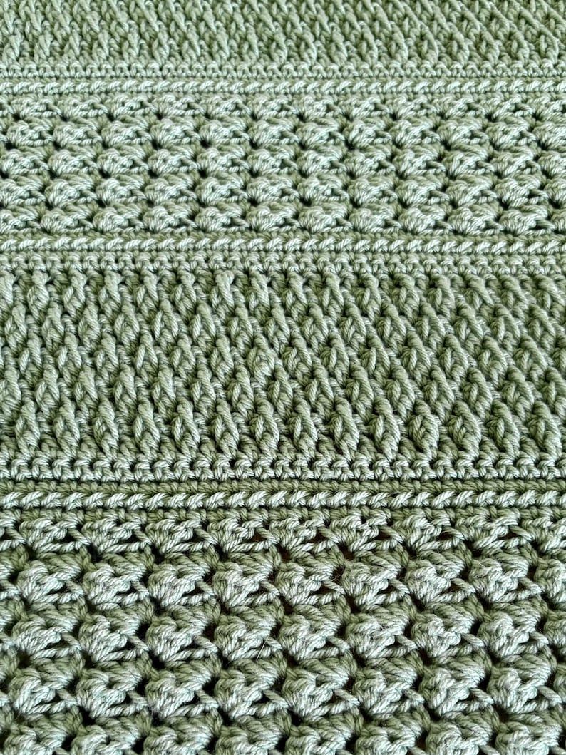 Forest Blanket Crochet Pattern