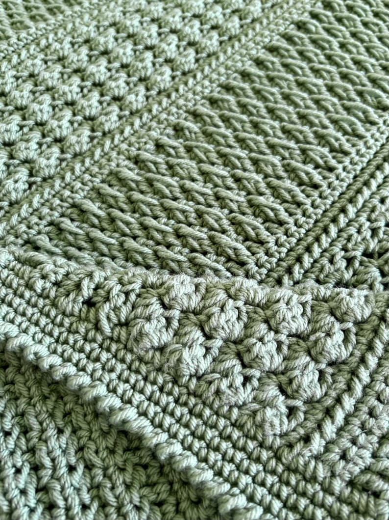 Forest Blanket Crochet Pattern