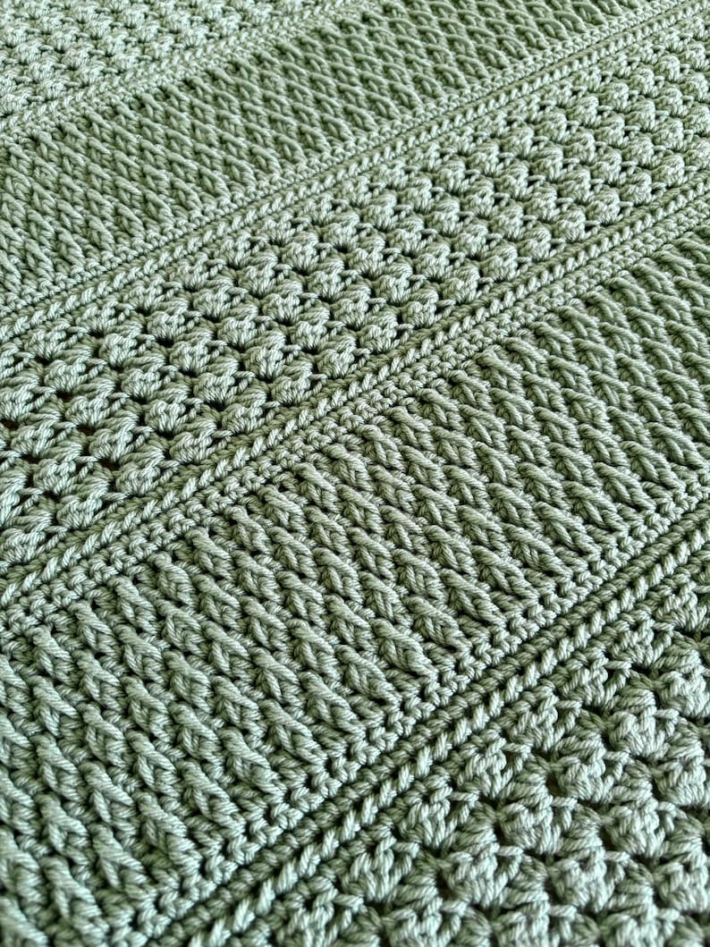 Forest Blanket Crochet Pattern
