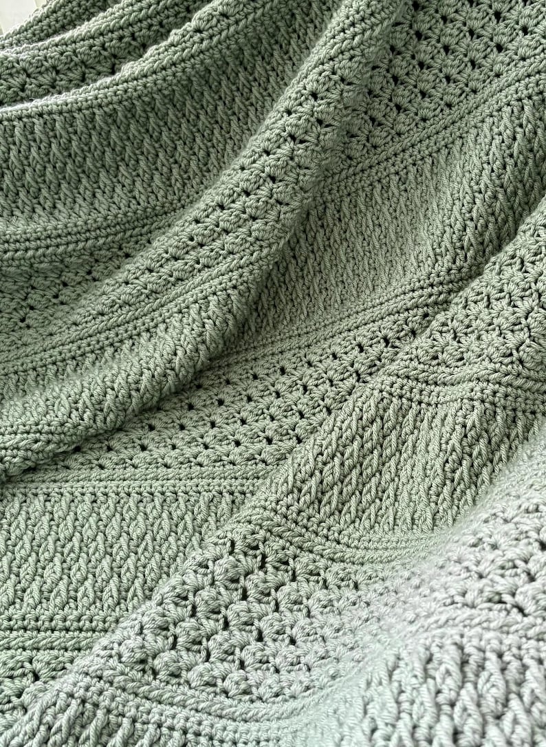 Forest Blanket Crochet Pattern