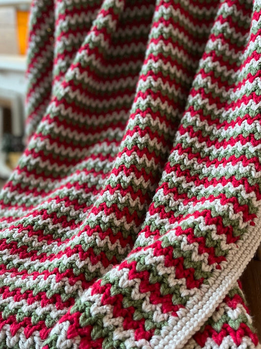 Festive Blanket Crochet Pattern