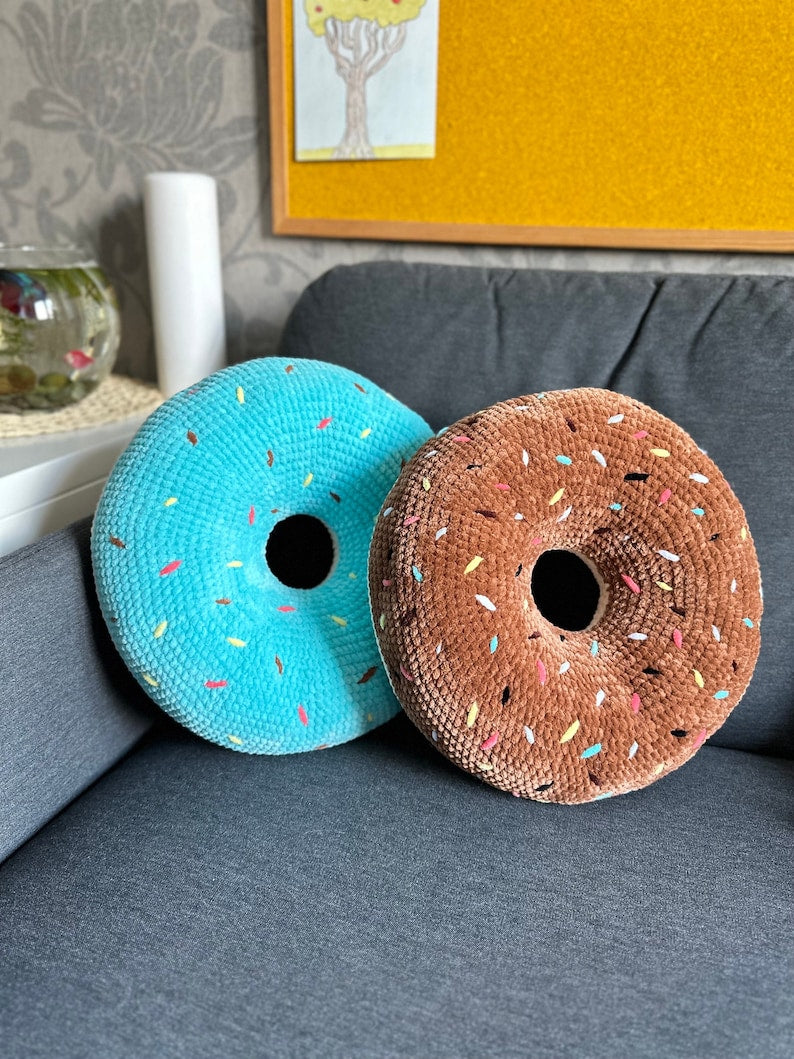 Donut Pillow Crochet Pattern
