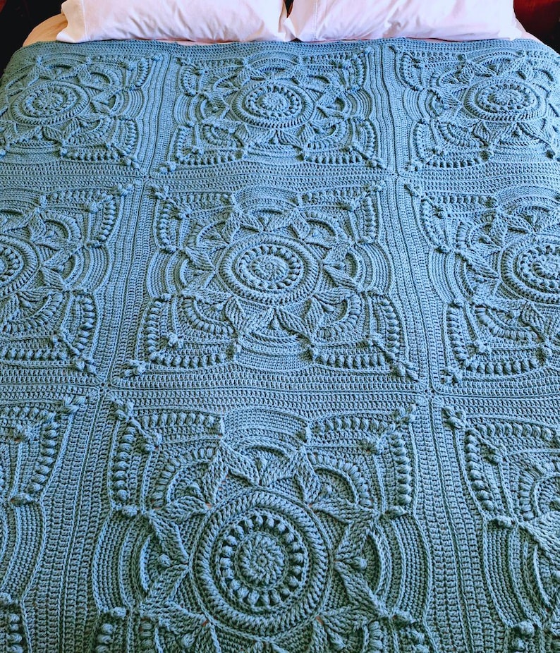 Majestic Blanket Crochet Pattern