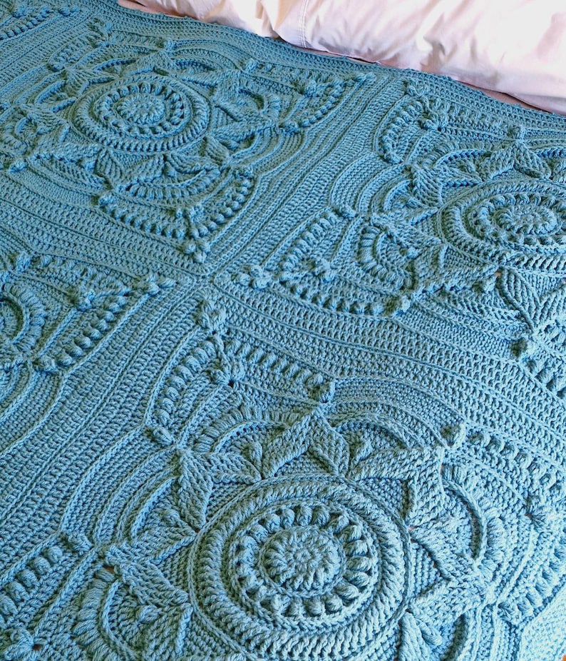 Majestic Blanket Crochet Pattern