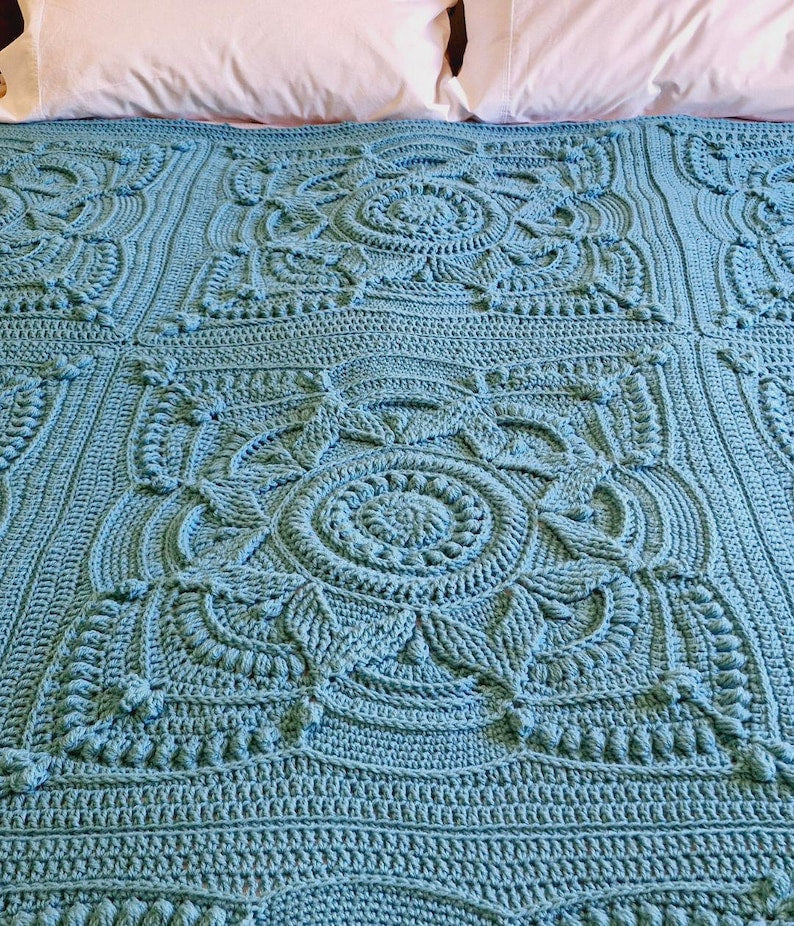Majestic Blanket Crochet Pattern