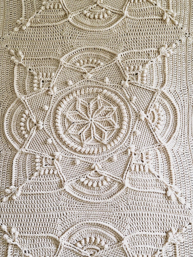 Starflower Blanket Crochet Pattern