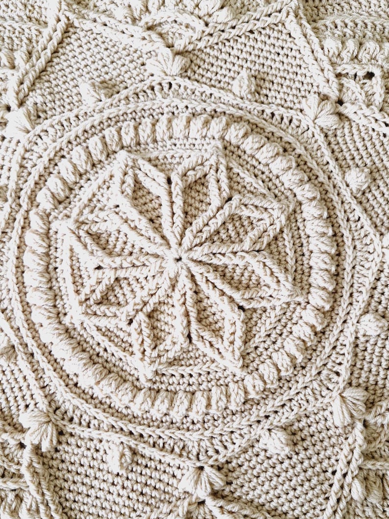 Starflower Blanket Crochet Pattern