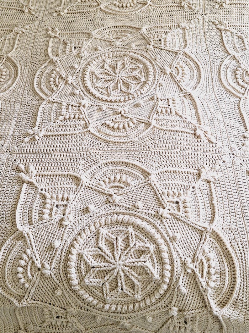 Starflower Blanket Crochet Pattern