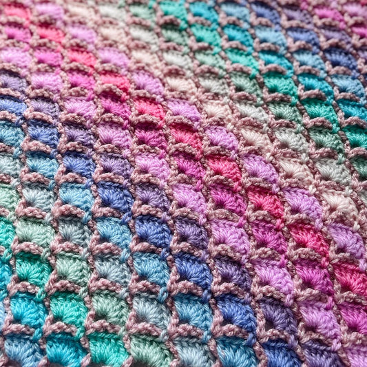Shell Dreams Blanket Crochet Pattern