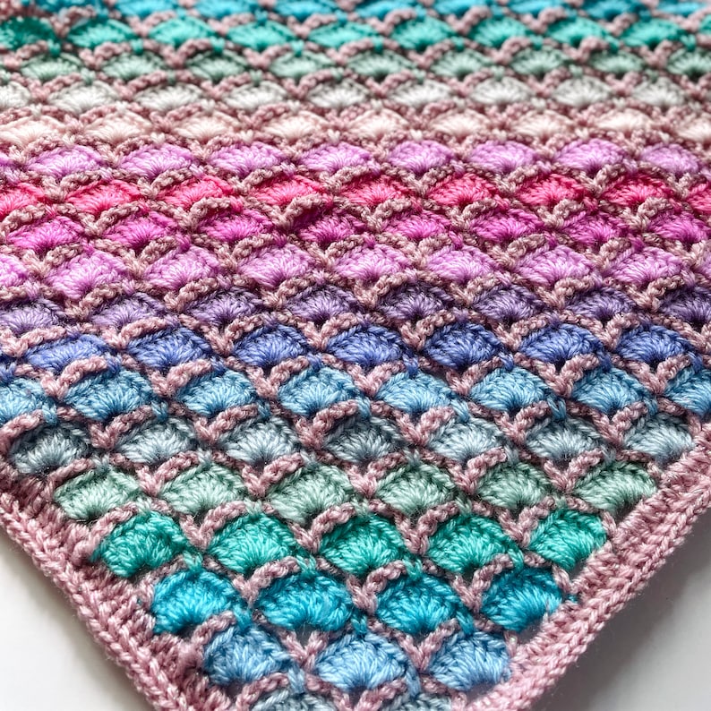 Shell Dreams Blanket Crochet Pattern