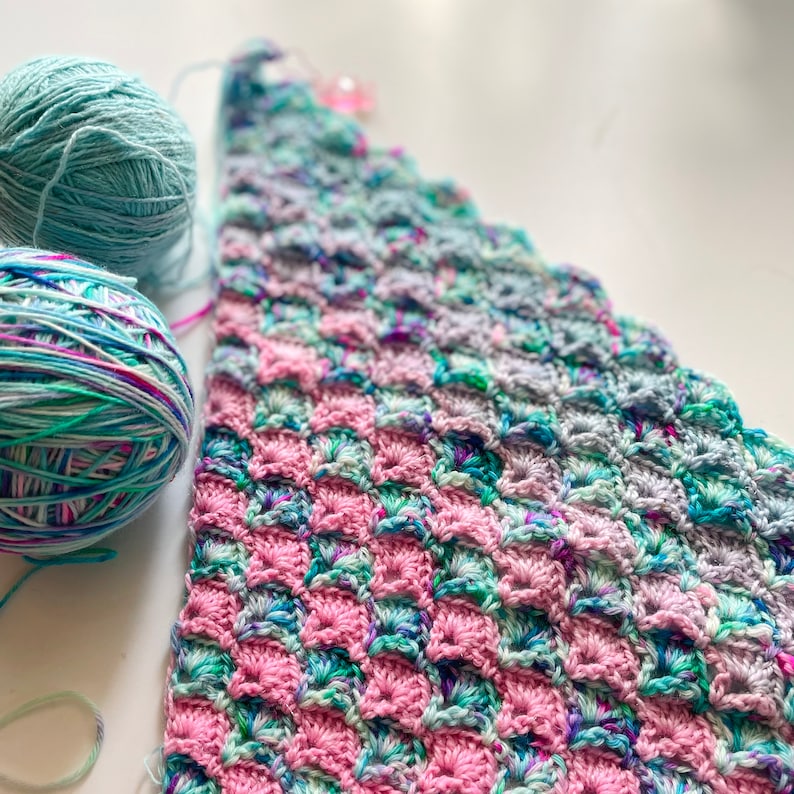 Shell Dreams Blanket Crochet Pattern