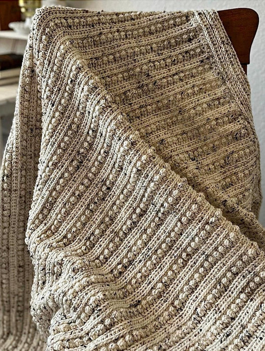Braided Texture Blanket Crochet Pattern