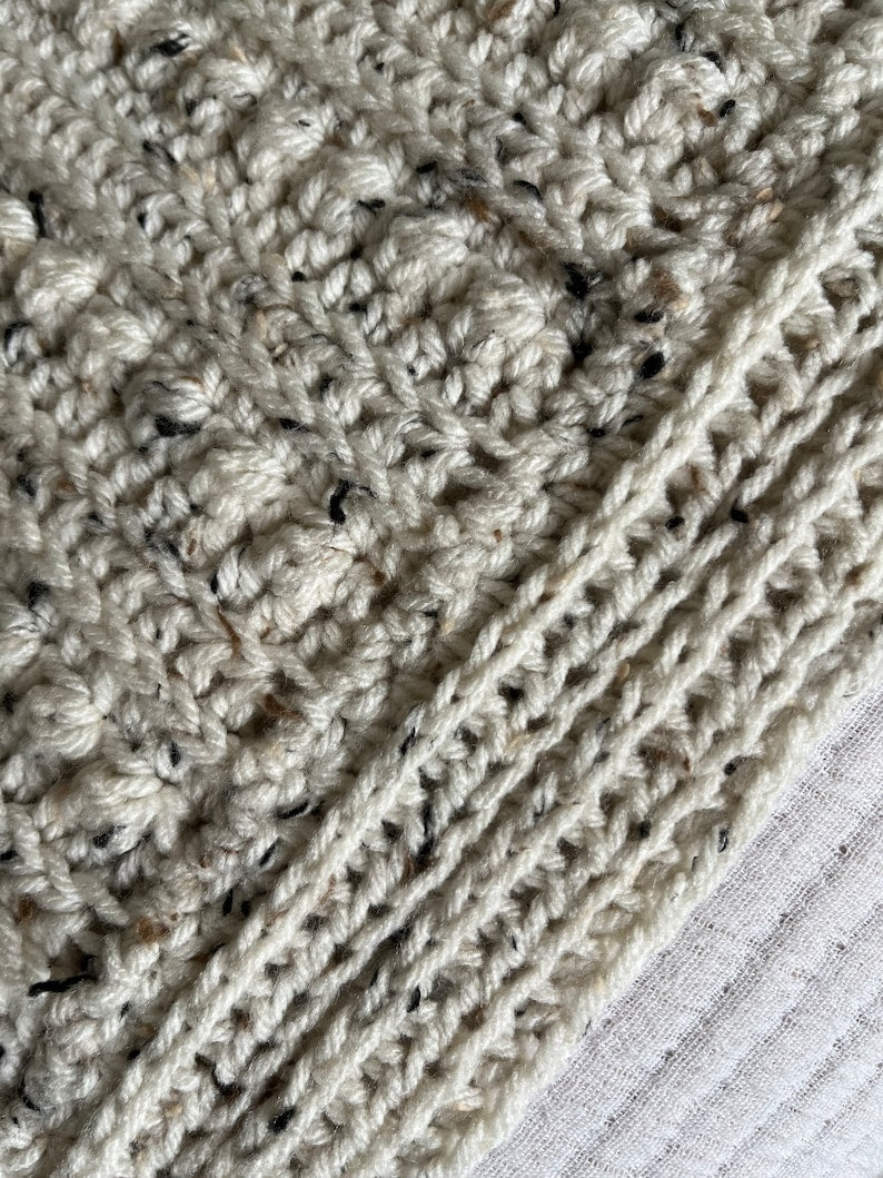 Braided Texture Blanket Crochet Pattern