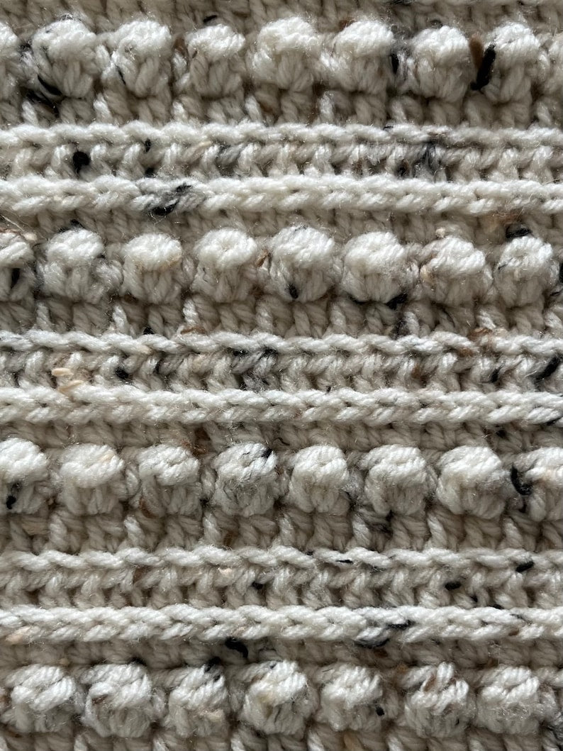 Braided Texture Blanket Crochet Pattern