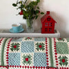 Vintage Holiday Patchwork Blanket Crochet Pattern