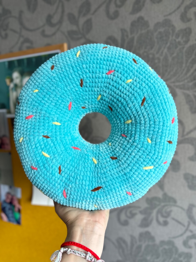 Donut Pillow Crochet Pattern