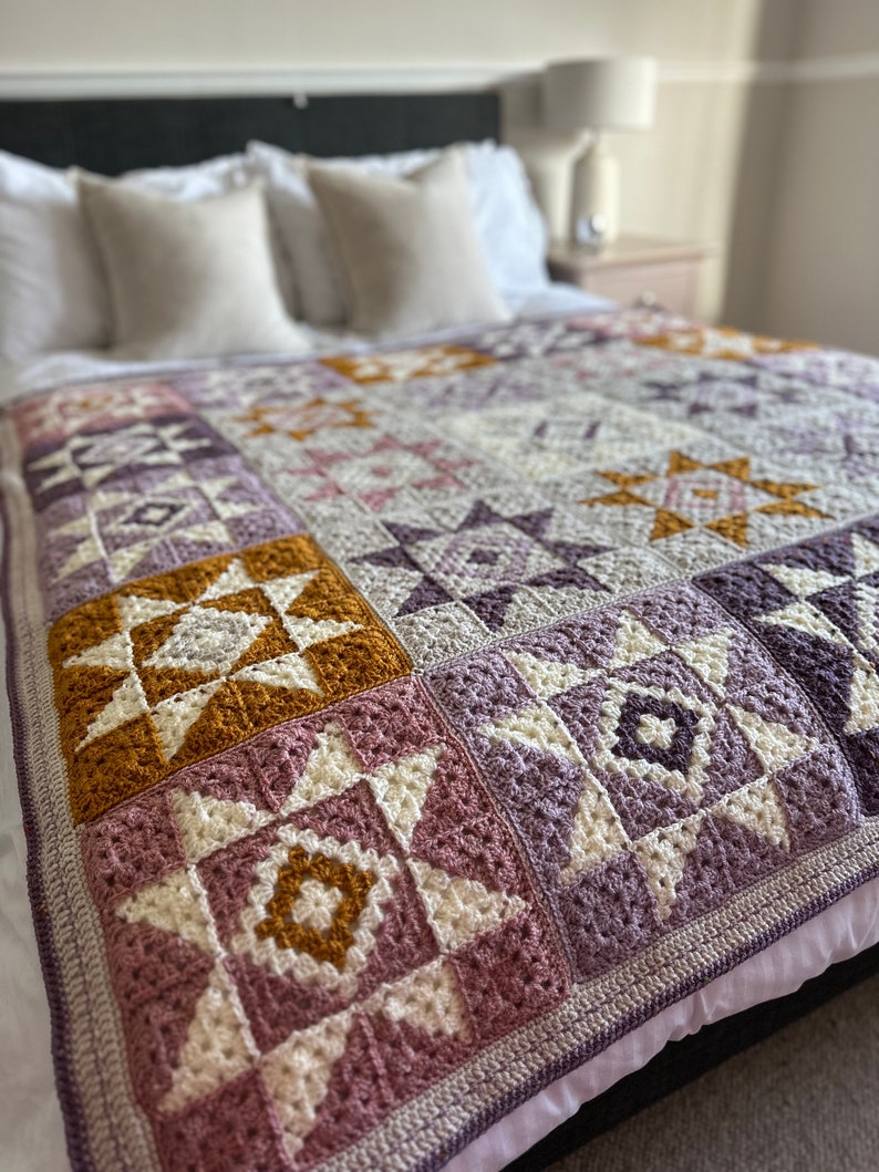 Modern Blanket Crochet Pattern