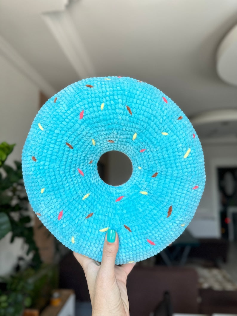 Donut Pillow Crochet Pattern