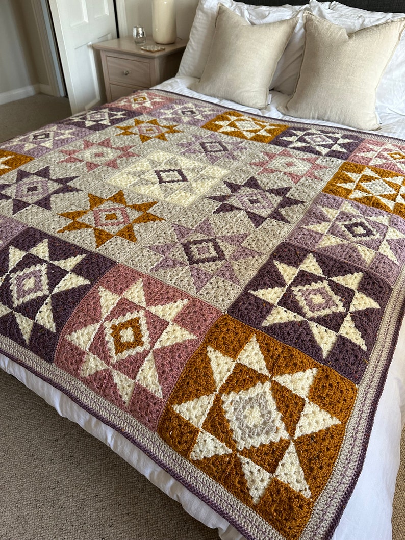 Modern Blanket Crochet Pattern