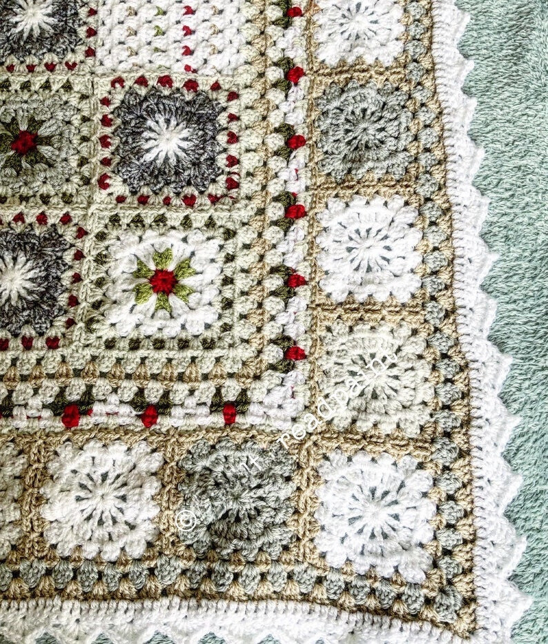 Frosted Gleam Blanket Crochet Pattern