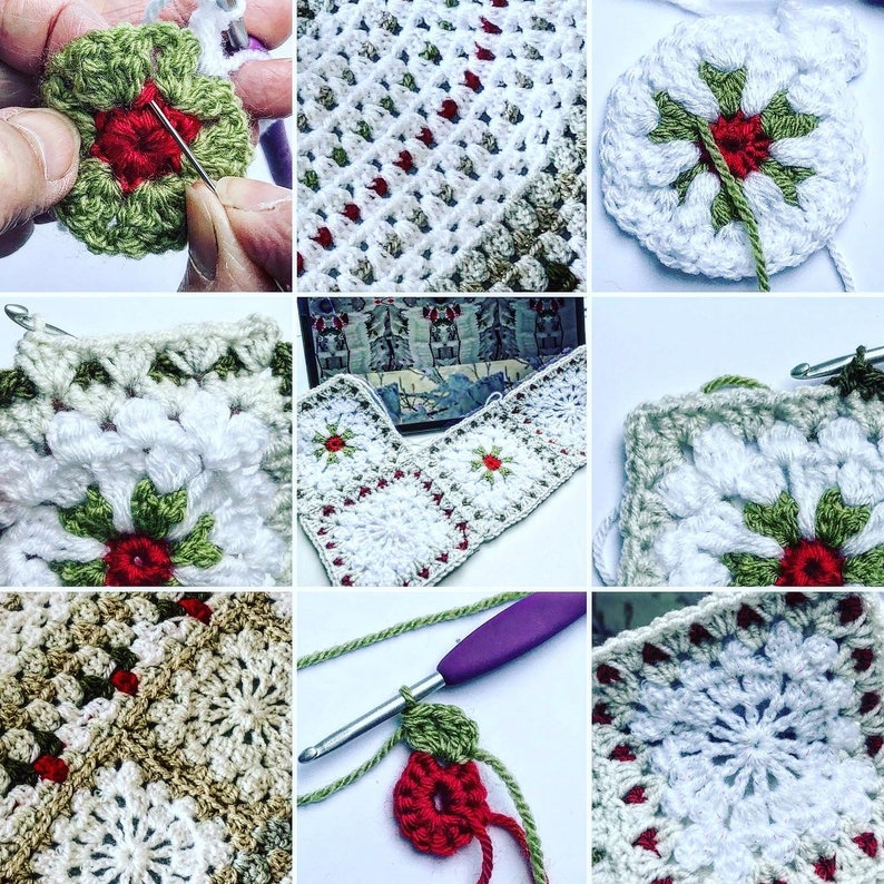Frosted Gleam Blanket Crochet Pattern