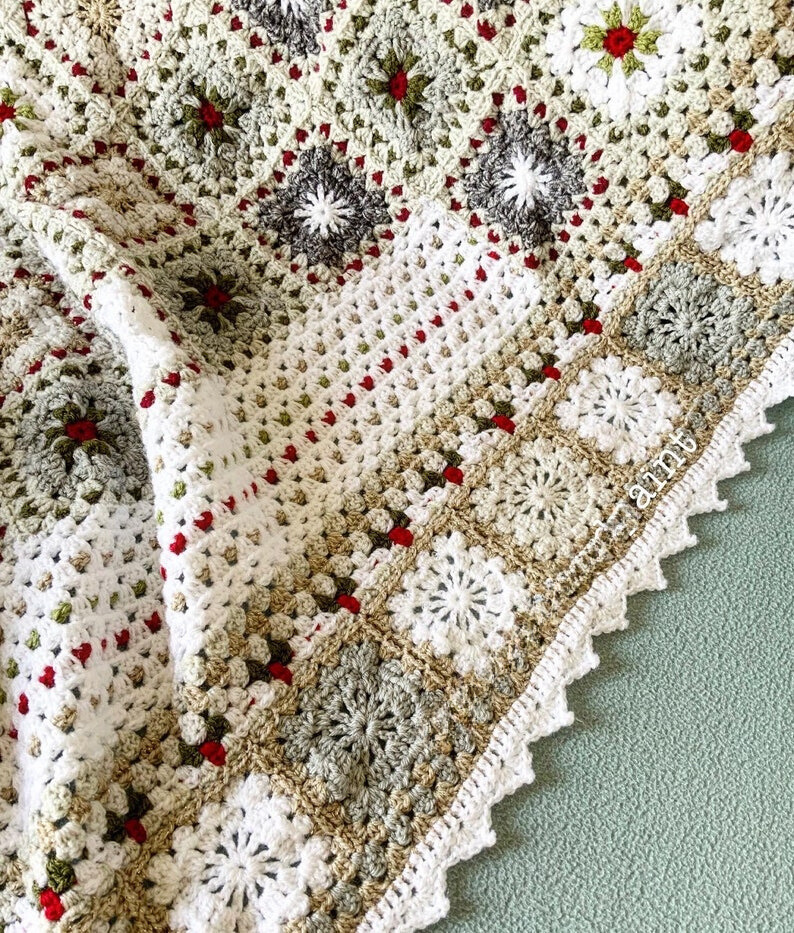Frosted Gleam Blanket Crochet Pattern