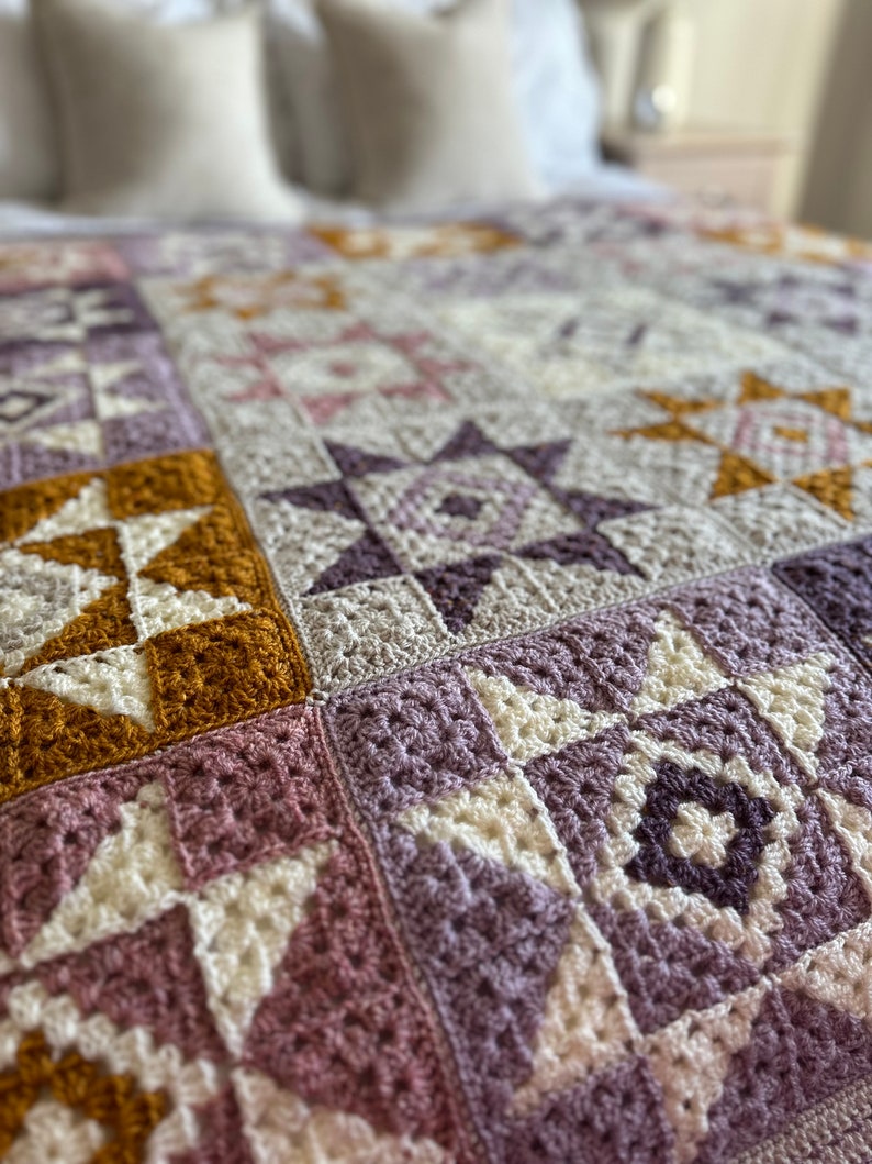 Modern Blanket Crochet Pattern