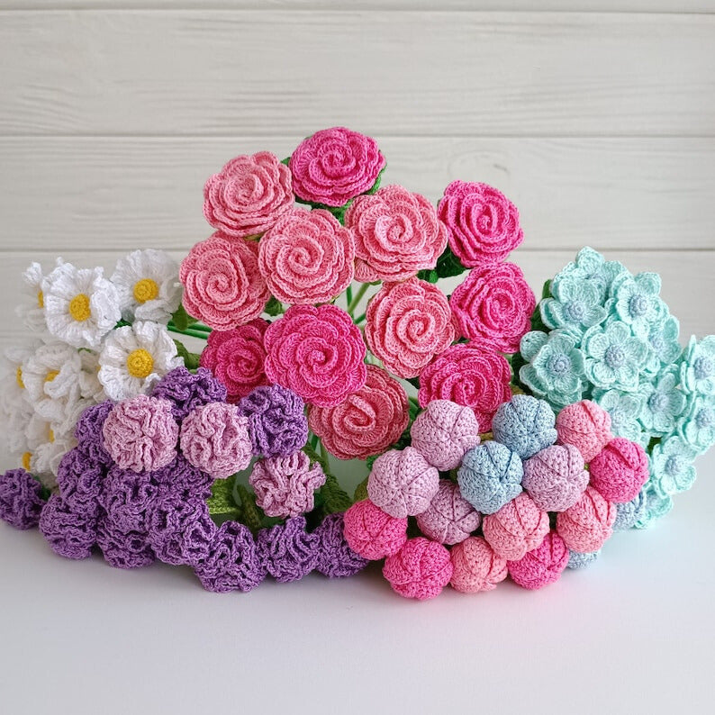 Bouquet Flower Crochet PATTERN