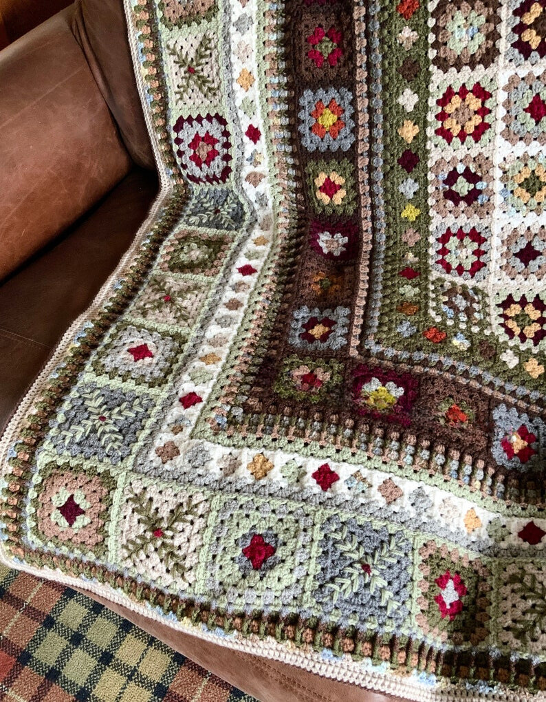 WINTER Blanket Crochet Pattern