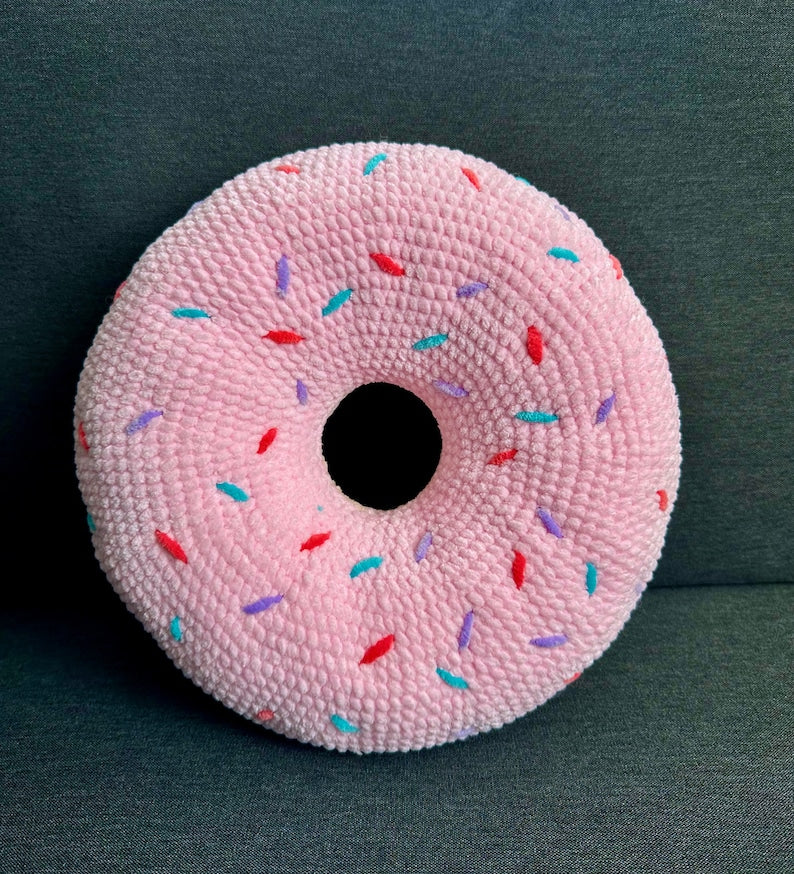 Donut Pillow Crochet Pattern