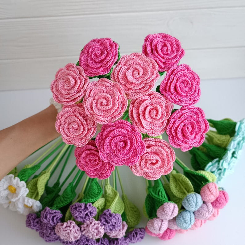 Bouquet Flower Crochet PATTERN