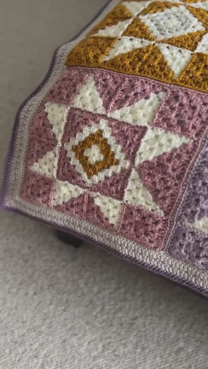 Modern Blanket Crochet Pattern